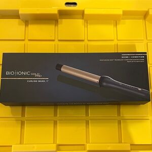 Bio Ionic Gold Pro 1" Curling Wand - Black/Gold